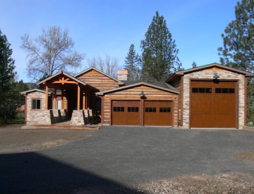 Riverfront Home with Hand Hewn Siding